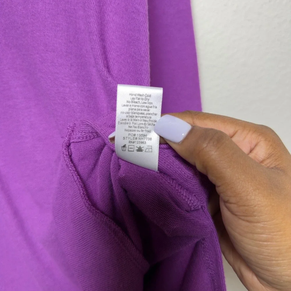 Beyond Yoga Women Long Weekend Lounge Pullover Sweater Small‎ Purple Plum Casual - Picture 5 of 11